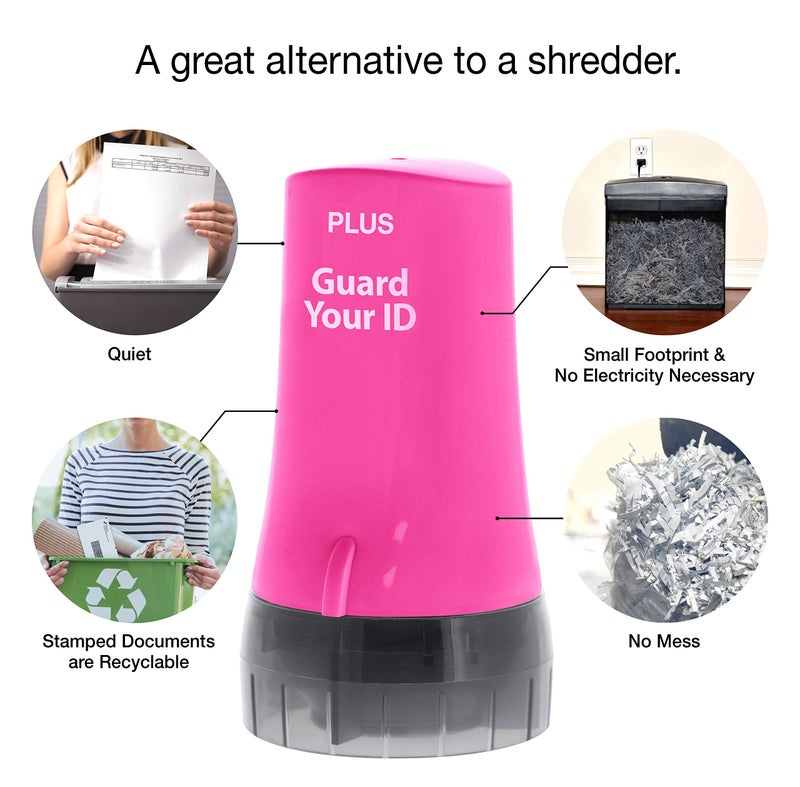 Plus Guard Your ID Advanced Security Roller 2.0 Identity Theft Prevention Stamping Pink - Image 5